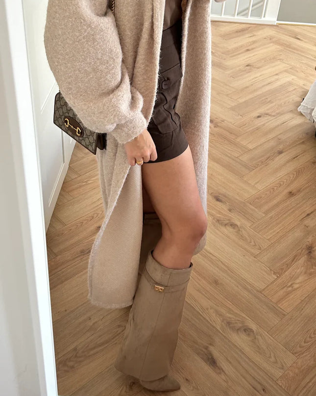 Suède Beige Boots